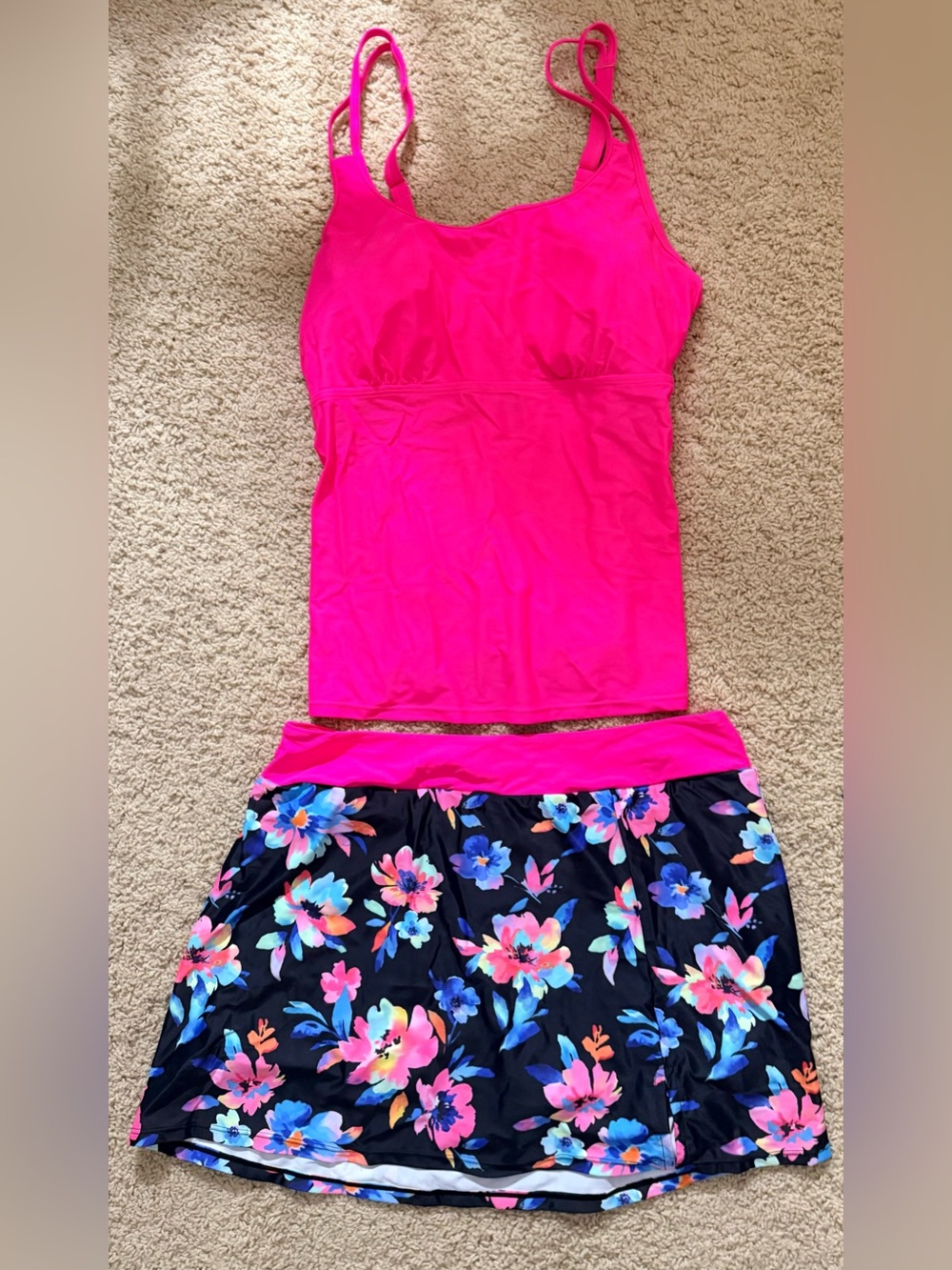 Tempt Me Women Tankini Swimsuits with Skirt